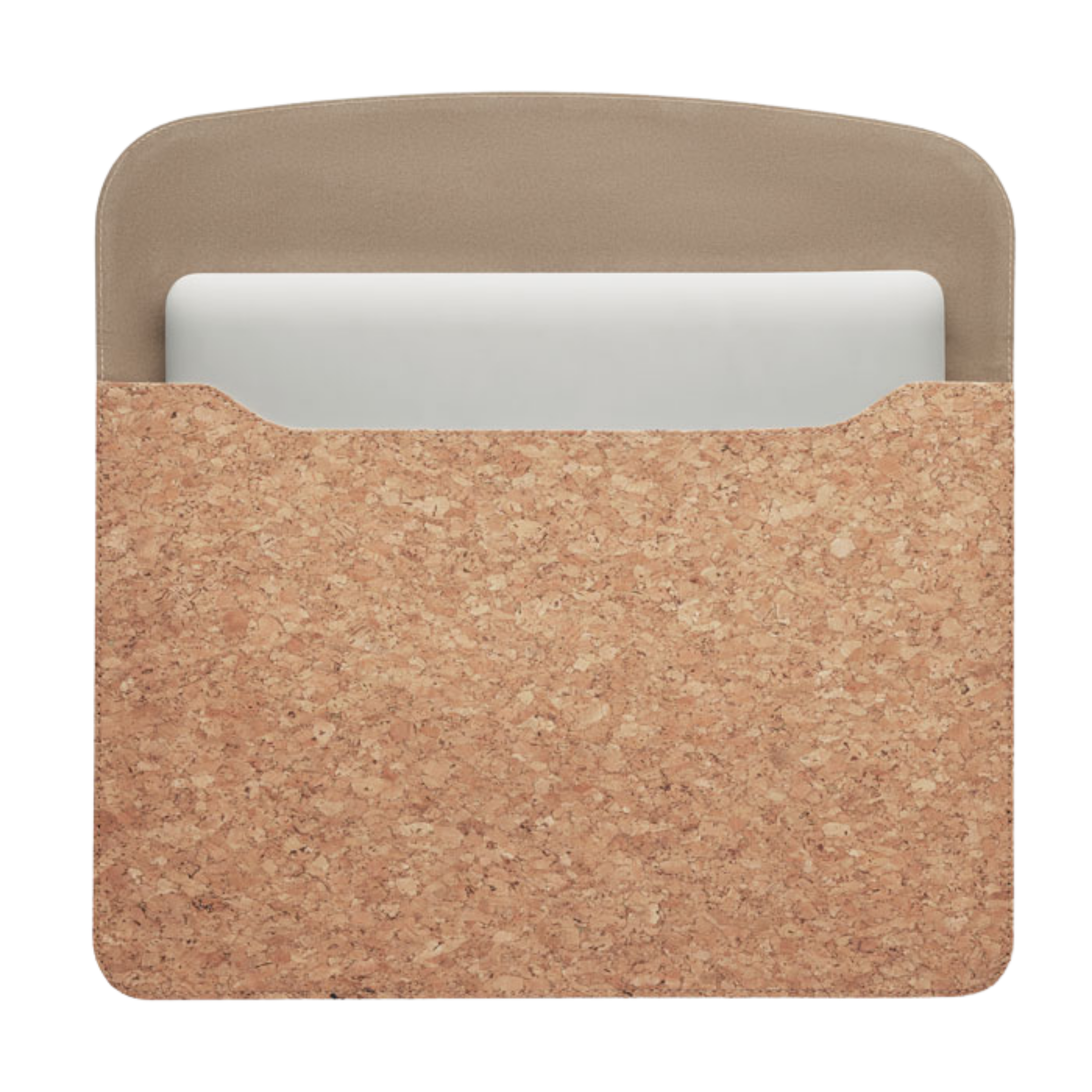 Cork Laptop Bag Magnetic Flap