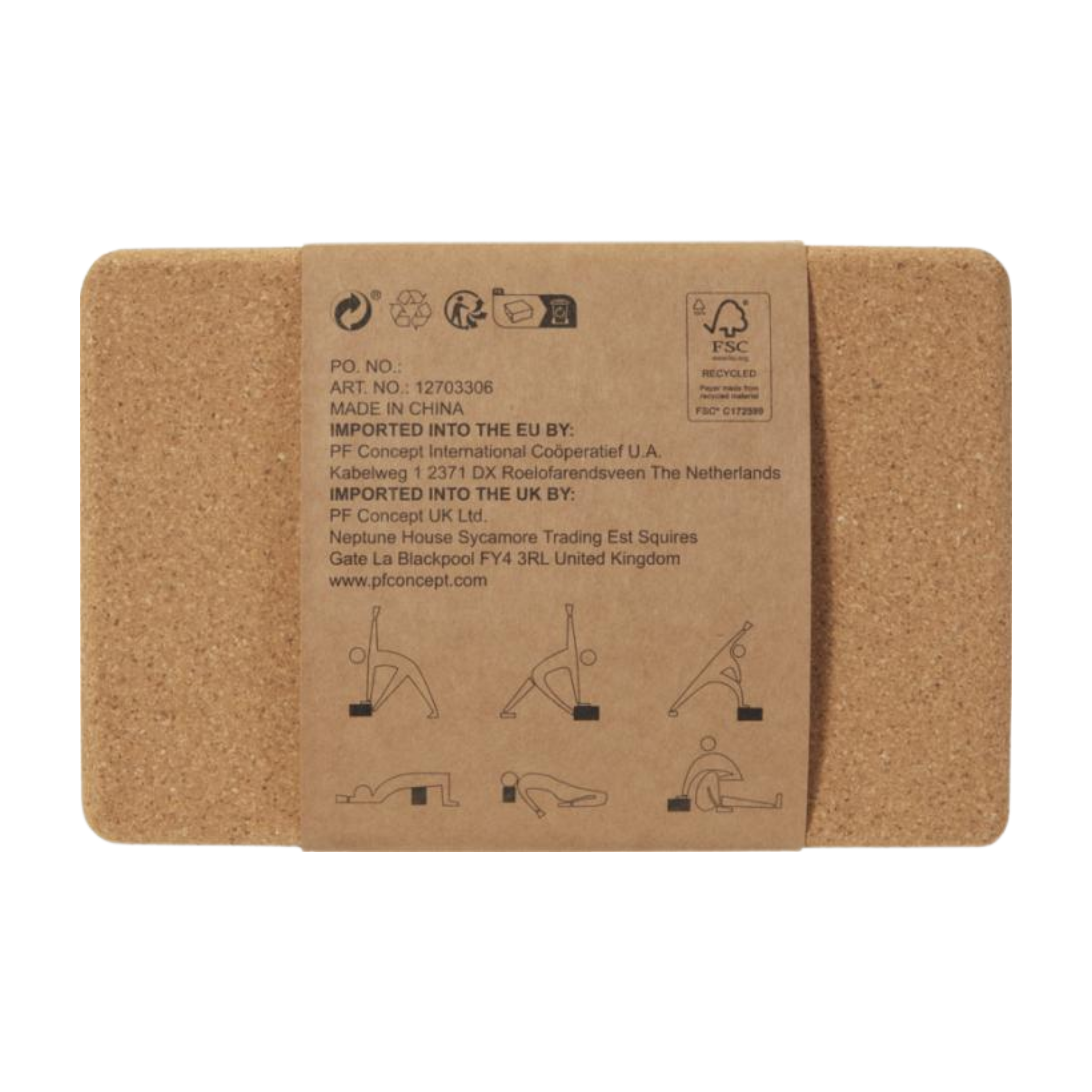Cork Yoga Brick