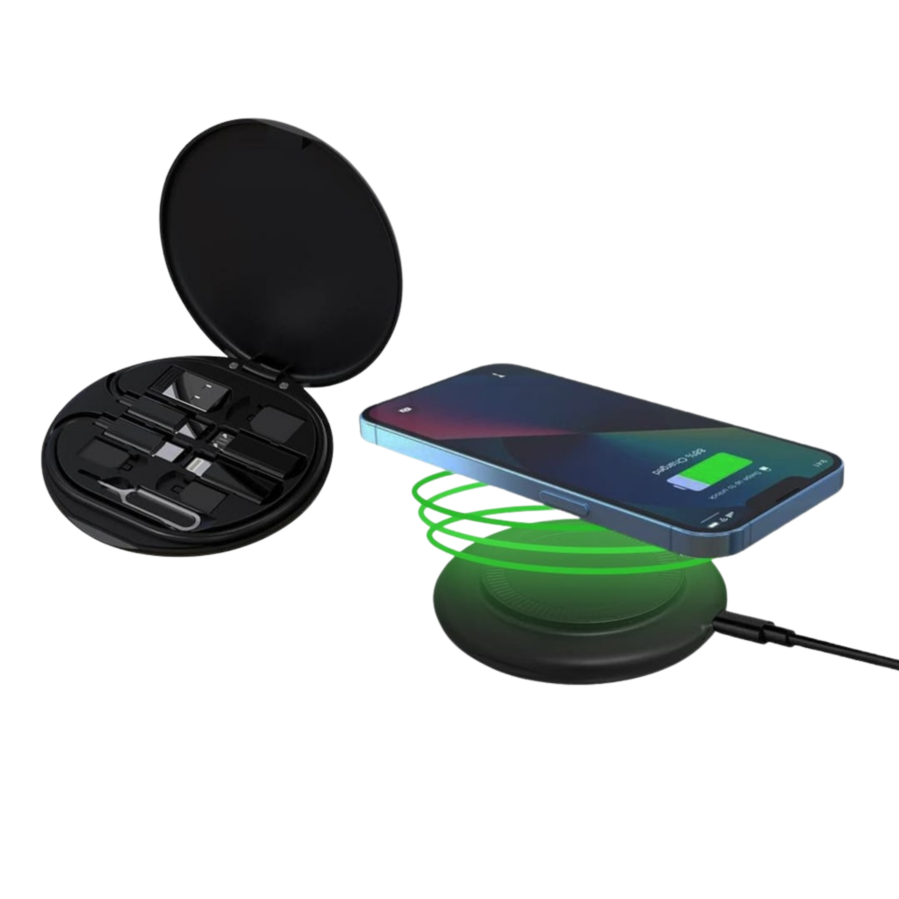 Magnetic Wireless Charger Multi-Cable Set