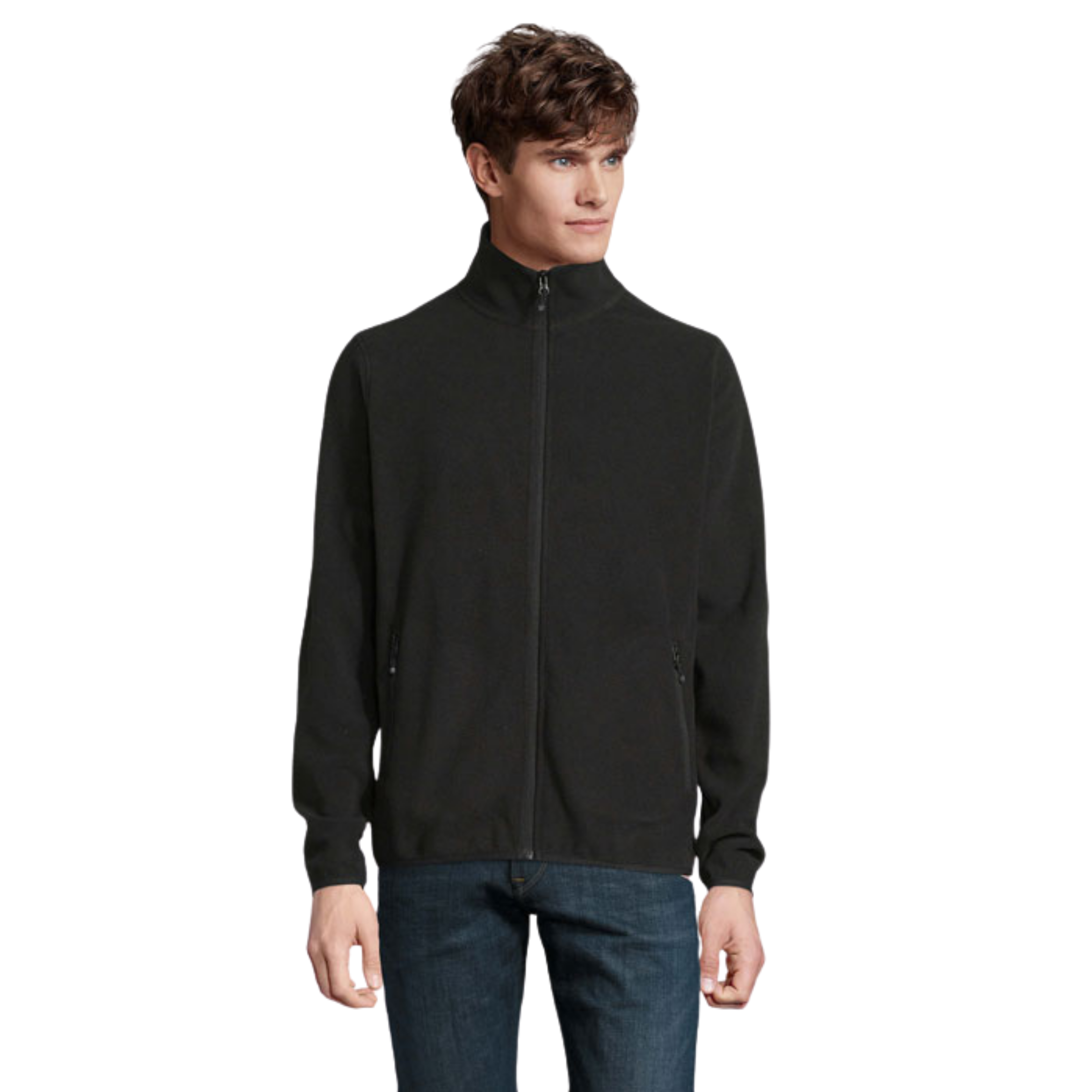 Microfleece Men Zipper Jacket