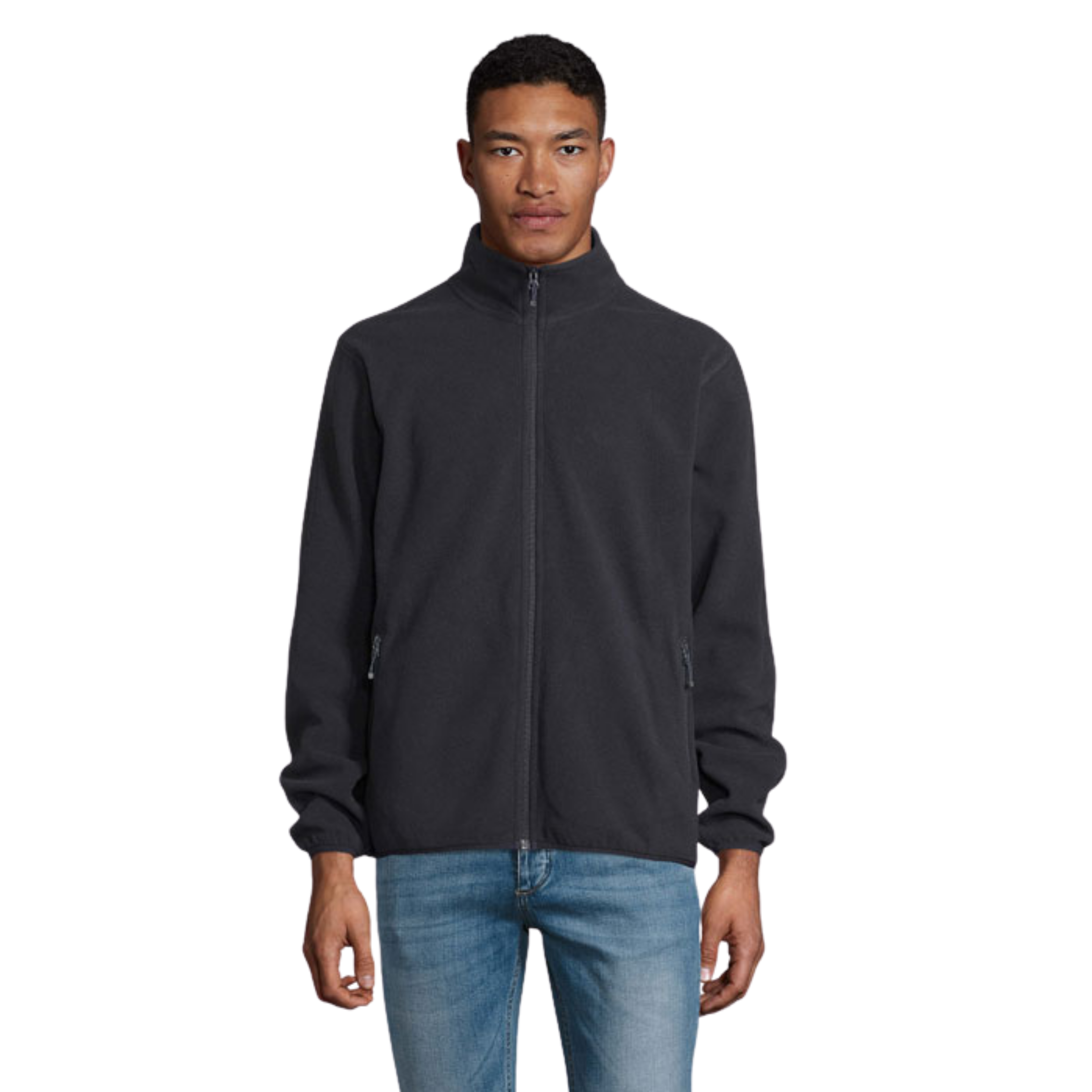 Microfleece Men Zipper Jacket