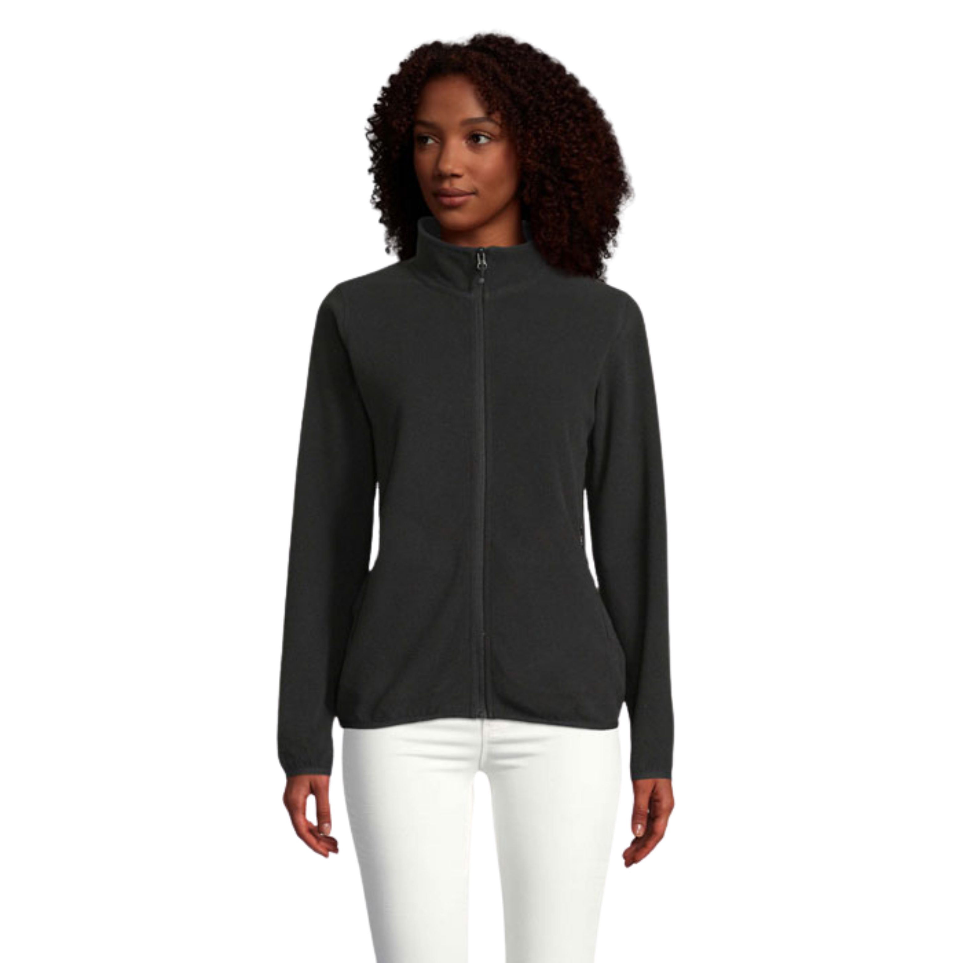 Microfleece Women Zipper Jacket