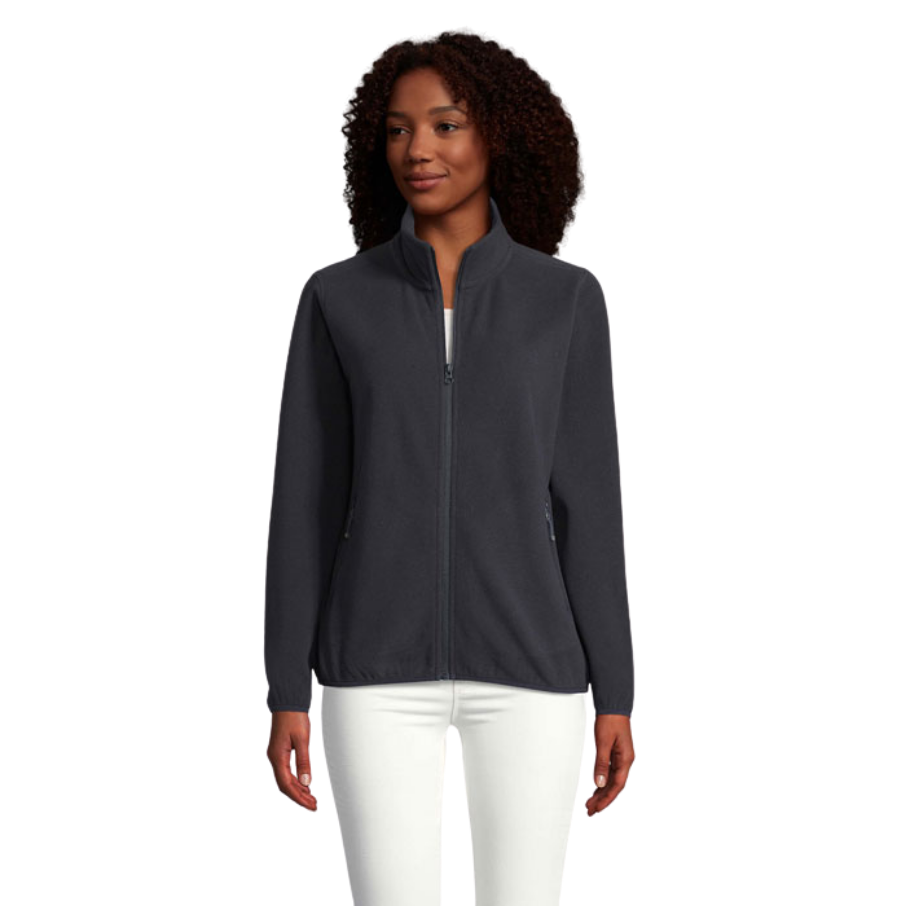 Microfleece Women Zipper Jacket