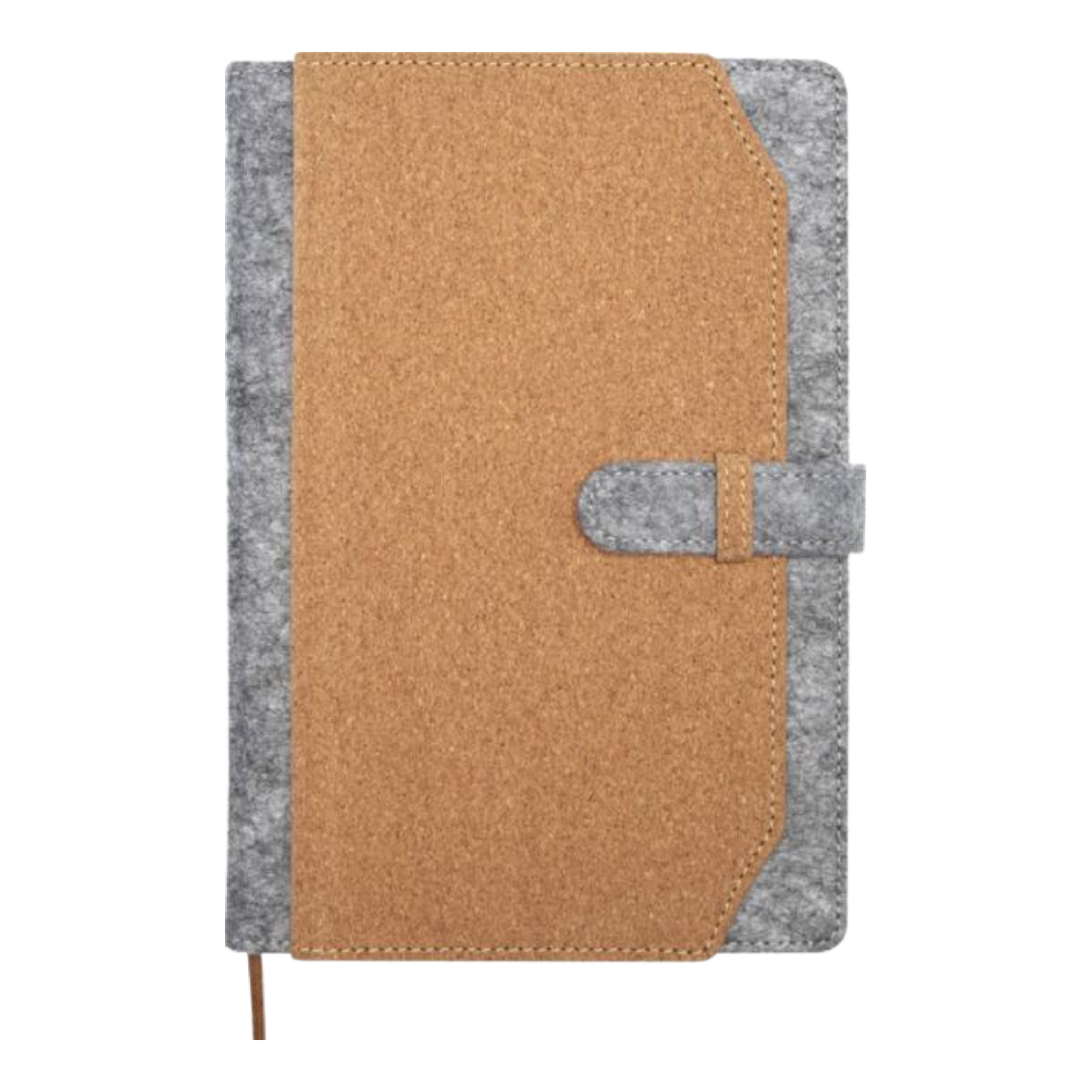 A5 Recycled Felt and Cork Notebook