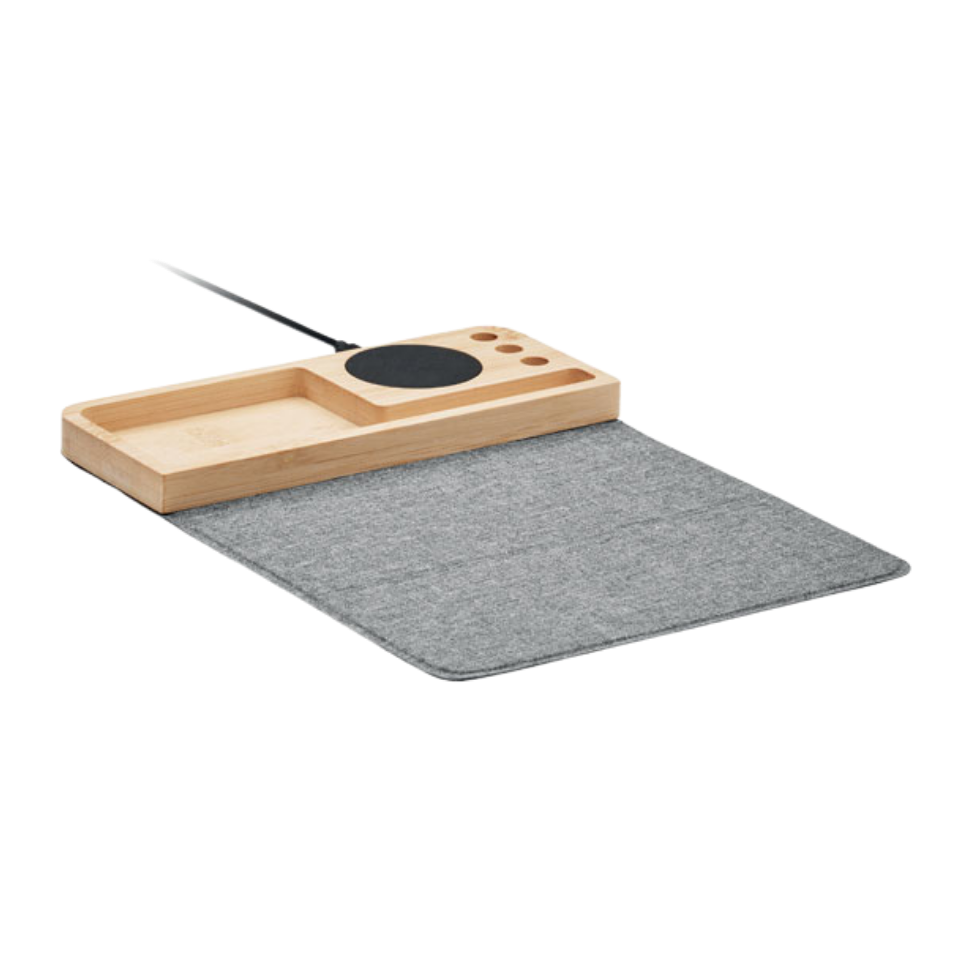 Eco Bamboo Wireless Charging Mousepad